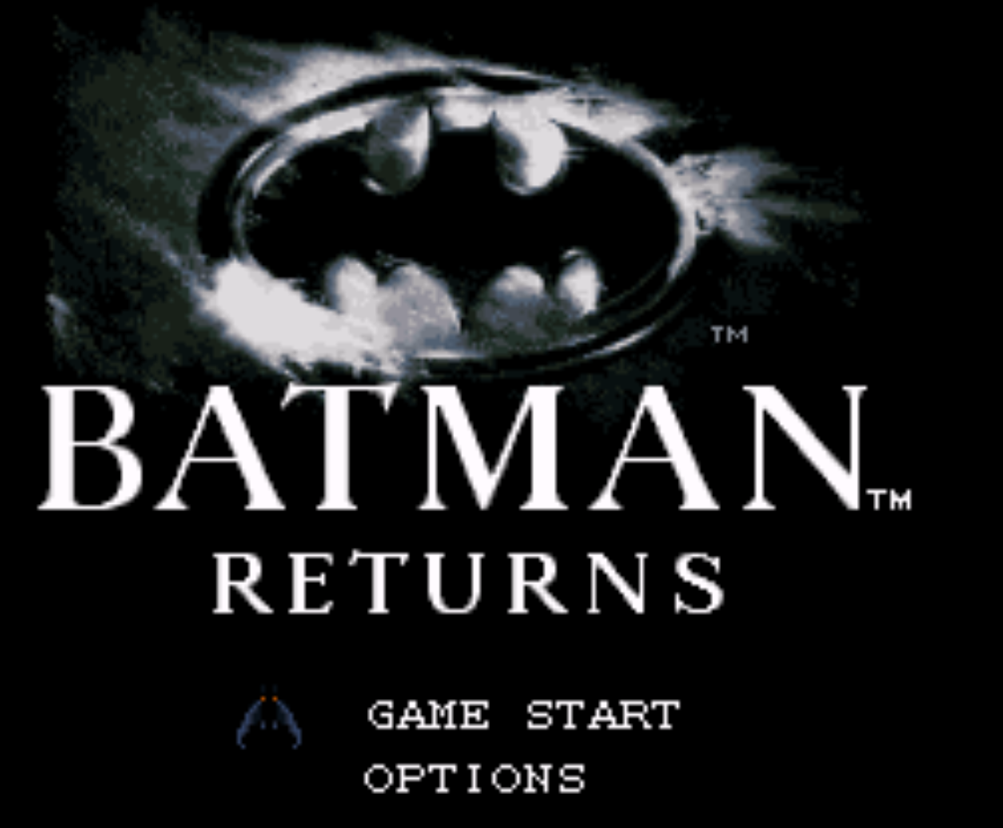 Batman Returns Title Screen